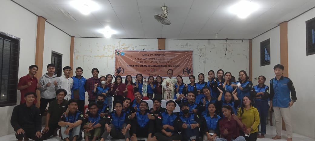 Misa Syukur Valentine Mahasiswa Politeknik Negeri Samarinda
