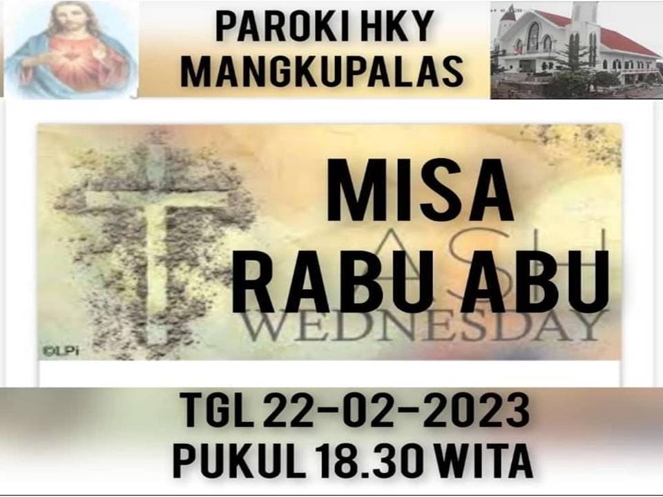 Agenda: Misa Rabu Abu