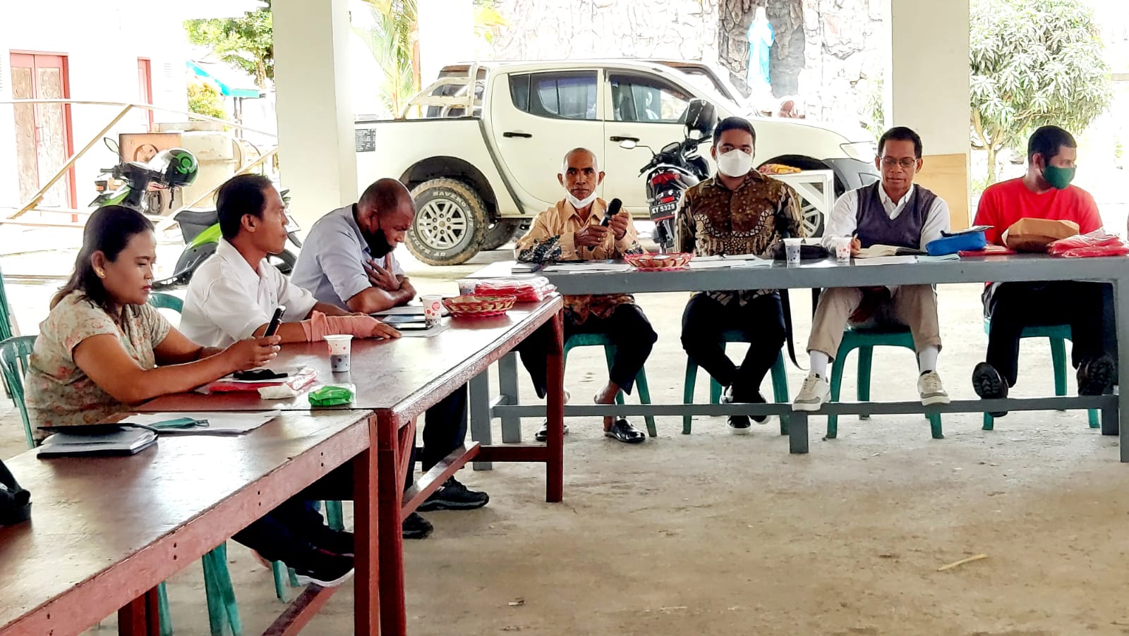 Rapat koordinasi team bendahara lingkungan