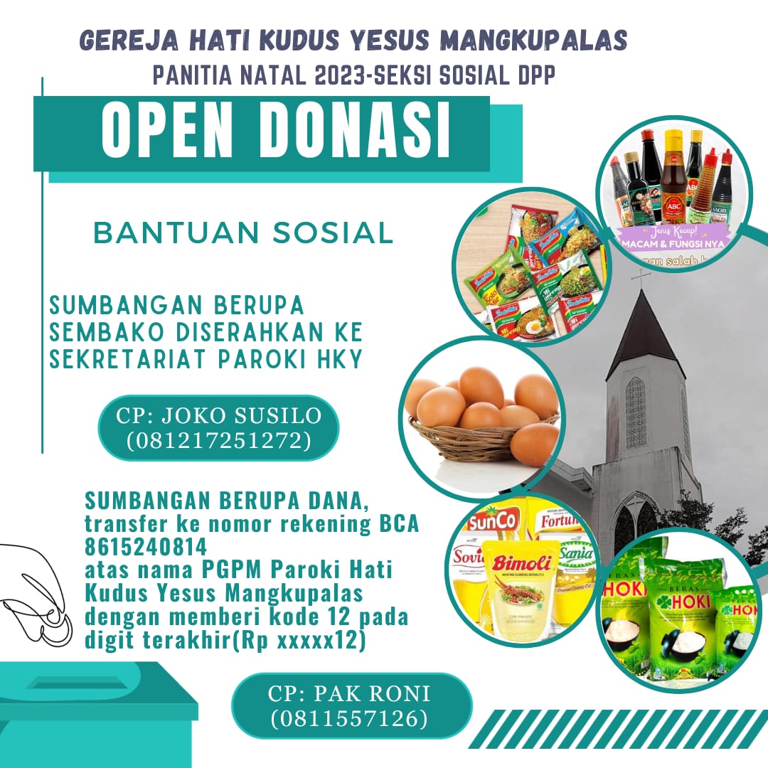 Open Donasi Bantuan Sosial
