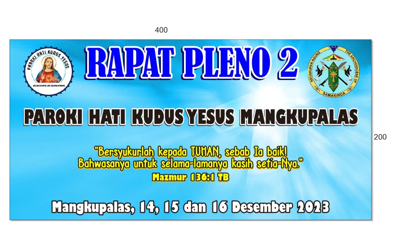 Rapat Pleno Paroki HKY Mangkupalas