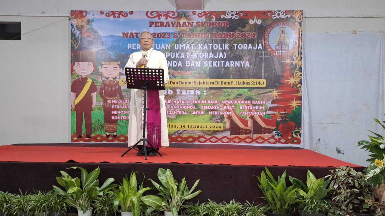 PERAYAAN SYUKUR NATAL 2023 DAN TAHUN BARU 2024 PERSATUAN UMAT KATOLIK TORAJA (PUKAT) SAMARINDA DAN SEKITARNYA